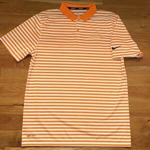 Nike Golf Tennessee Volunteers Vols football Polo shirt checkerboard State of TN